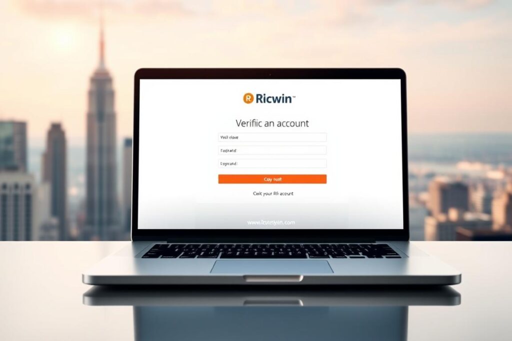 xác minh tài khoản Ricwin
